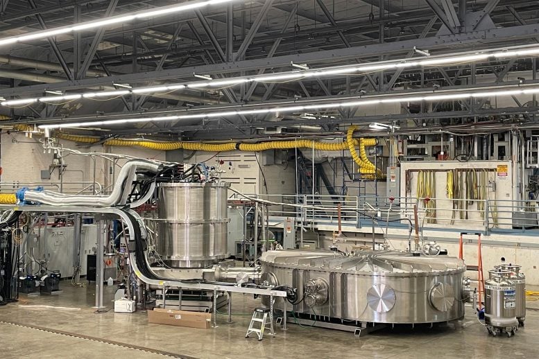 Test Setup Inside MIT Plasma Science and Fusion Center