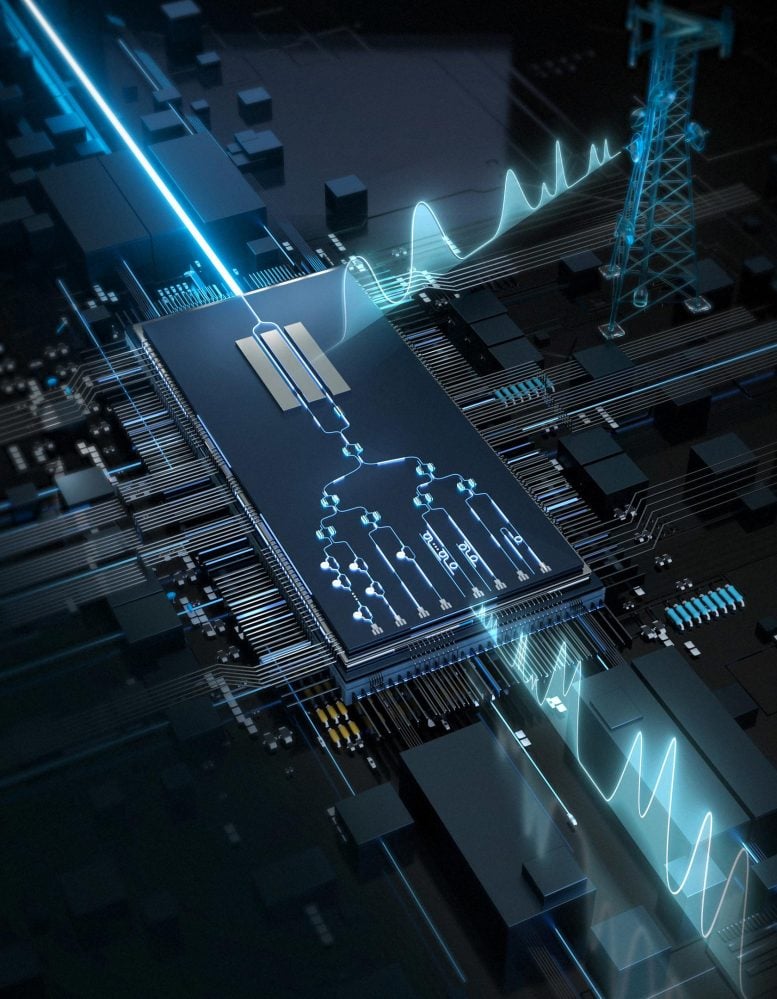 Microwave Photonics Chip for High-Speed Signal Processing